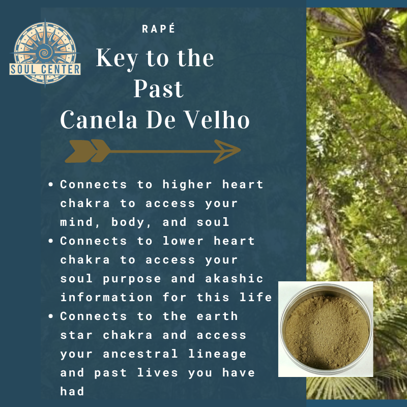 Key to the Past Canela De Velho rapé soul center