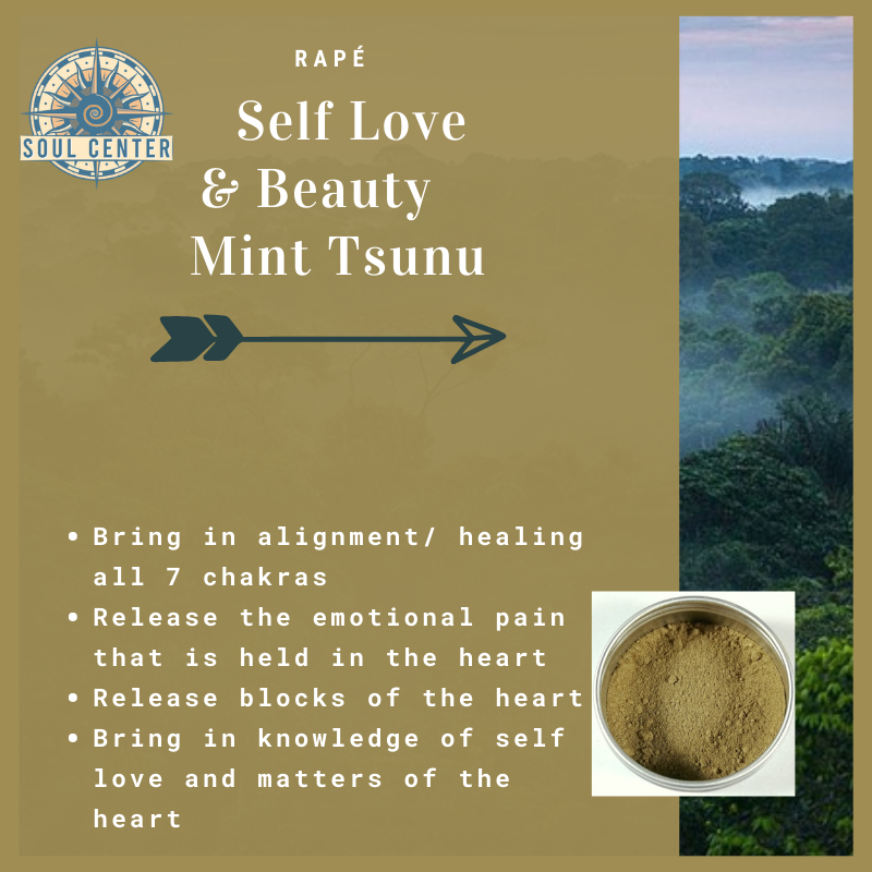 Self Love and Beauty Mint Tsunu rapé soul center